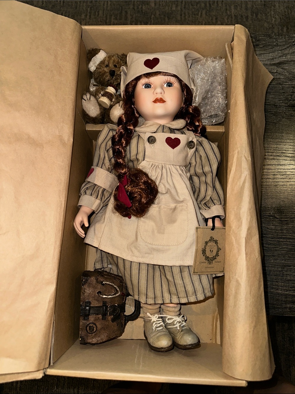 Boyds Bear 1999 "Yesterdays Child" Collection Nurse Doll